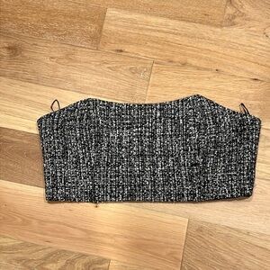 En saison XL Women's Black and‎ White Corset